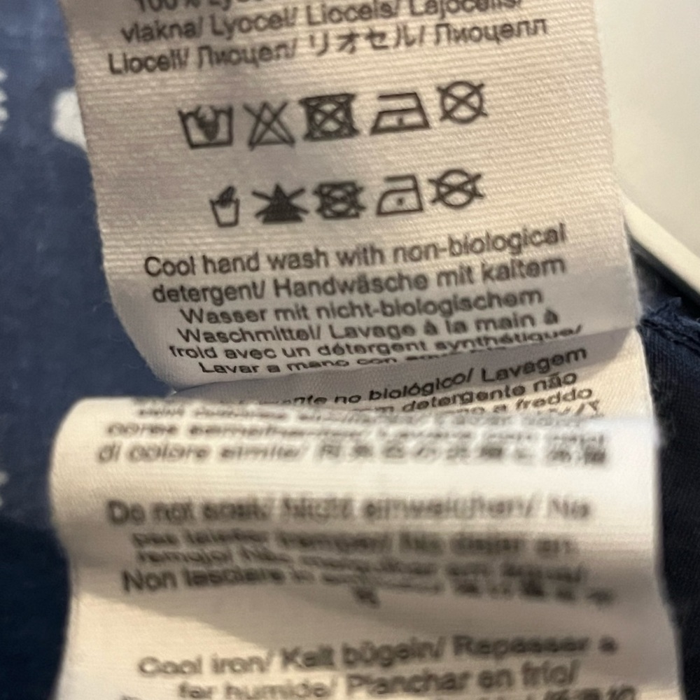 SOLD Celtic & Co. Navy Sustainable Lyocell Midi Dress - Picture 11 of 13